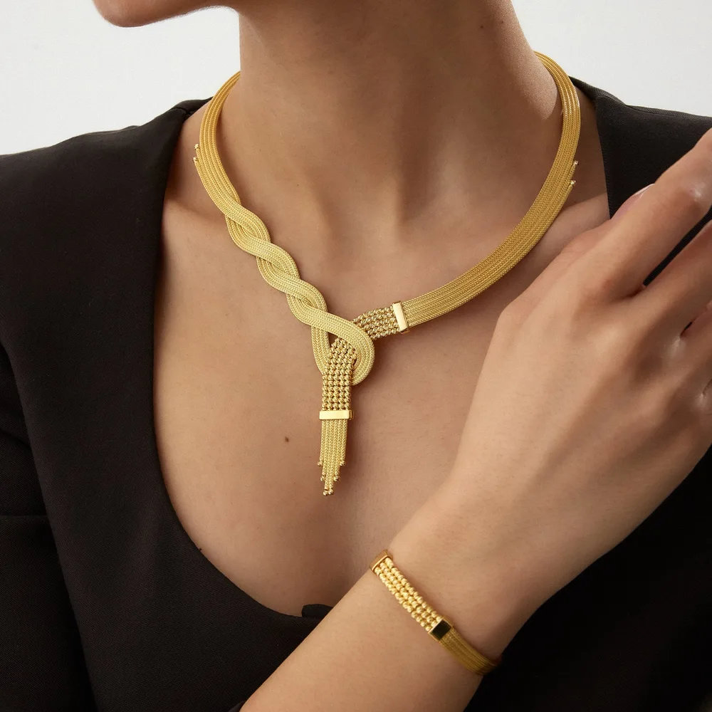 Summery Kalze Altın Set - TS00046
