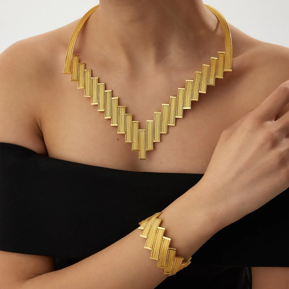 Belle Kalze Altın Set - TS00041